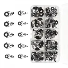 80Pcs Different Sizes Fishing Rod Guide Guides Tip Set Repair Kit DIY Eye Rings insight guides beijing smart guide