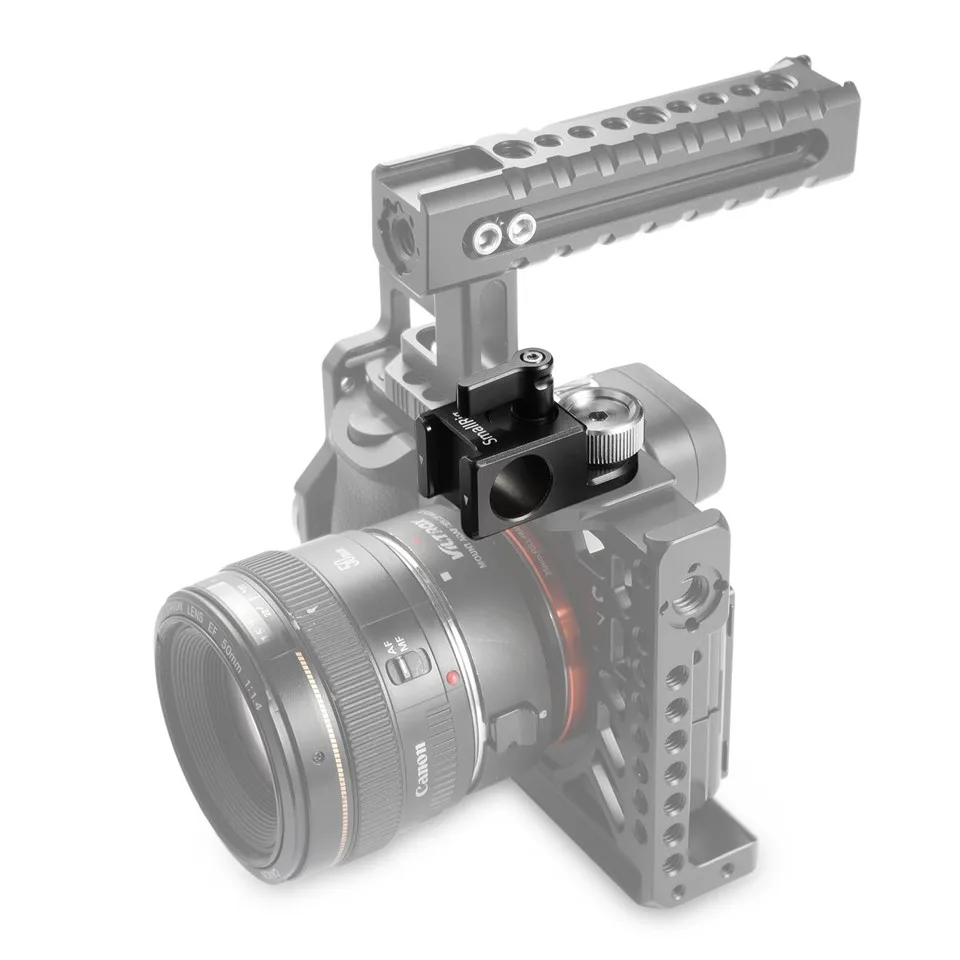 SmallRig DSLR камера Rig 15 мм стержень зажим с Arri позиционирующие контакты особенность с холодным башмаком крепление для Волшебной руки микрофона прикрепить