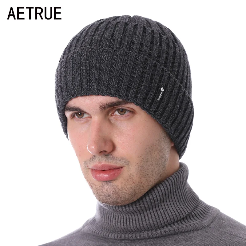 AETRUE, вязаная шапка, шарфы, мужские, Skullies Beanies, зимняя шапка для мужчин и женщин, шапка, модный бренд, Gorras, теплая шерстяная Мужская шапочка