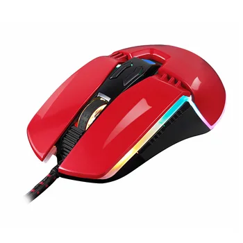 

New Wired Gaming Mouse 4000 DPI 4-Speed DPI Adjustment RGB Backlight for Laptop PC DOM668