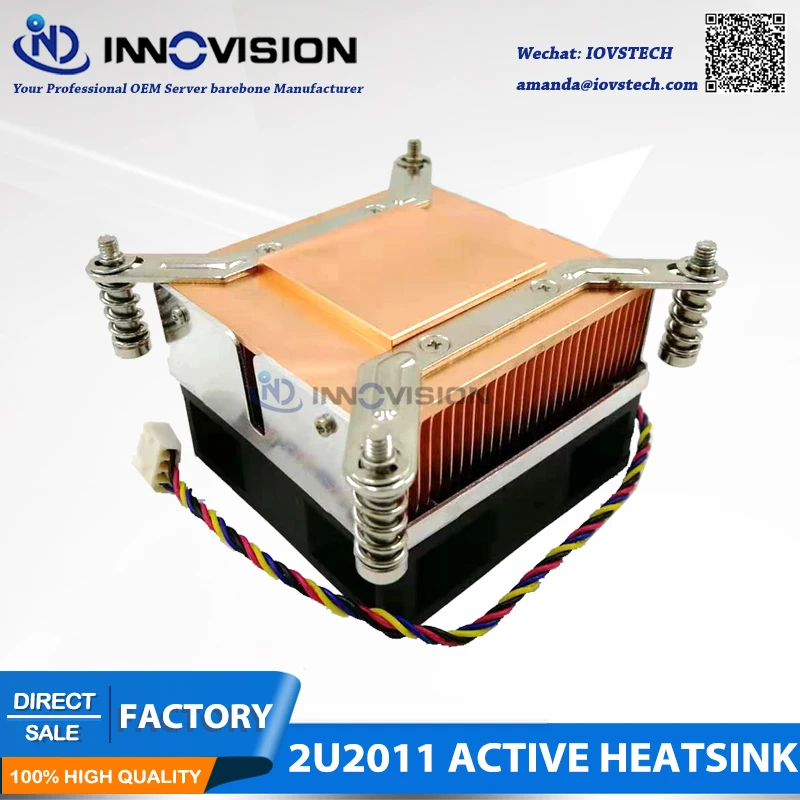 Квадратный медный радиатор 2u LGA2011 для ЦП Intel Xeon|cooler air|cooler floatcooler for video card |