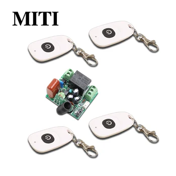 

10A Mini Relay Receiver Remote Switch AC 220 V 1CH Wireless Light Switch teleswitch Transmitter 315Mhz / 433.92Mhz