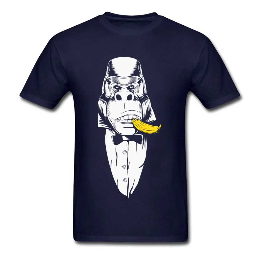  Mens T-shirts Don Kong cosie Tops Shirts 100% Cotton Fabric Round Collar Short Sleeve Printed Top T-shirts Father Day Don Kong navy