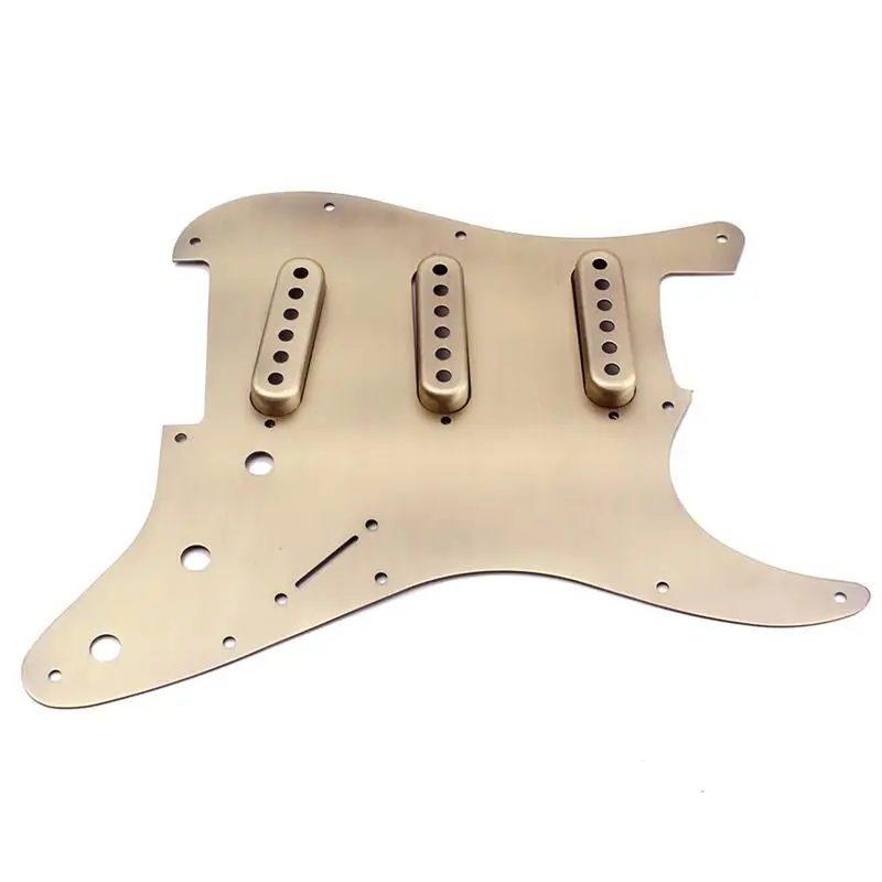 Гитара Pickguard с крышкой звукоснимателя загружен Prewired Electric 3 одна катушка для Fender