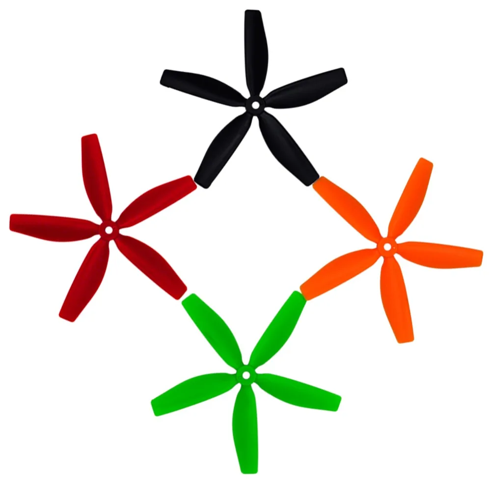 

4 pairs FPV racing drone 5045 Propeller 5 leaf 5-Blade 5045 Prop CW/CCW X5045 Props ABS 5*3 Quadcopter Propellers for RC UAV DIY
