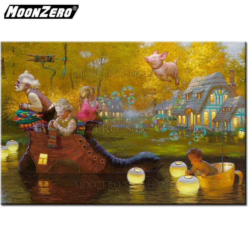 DIY Diamond Landscape Full Square/Round Mosaic Resin 5D Cross stitch Crafts Home Decor Gift WYZ190507-A | Дом и сад