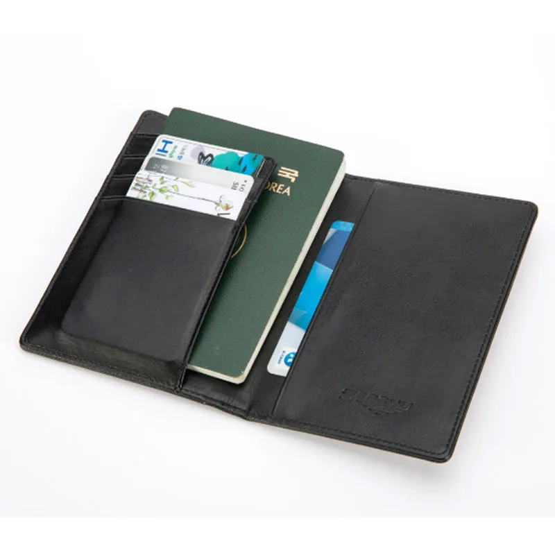 Новое поступление, простая мужская кожаная обложка для паспорта, чехол для ID карты, держатель кредитных карт, кошелек для мужчин, два цвета
