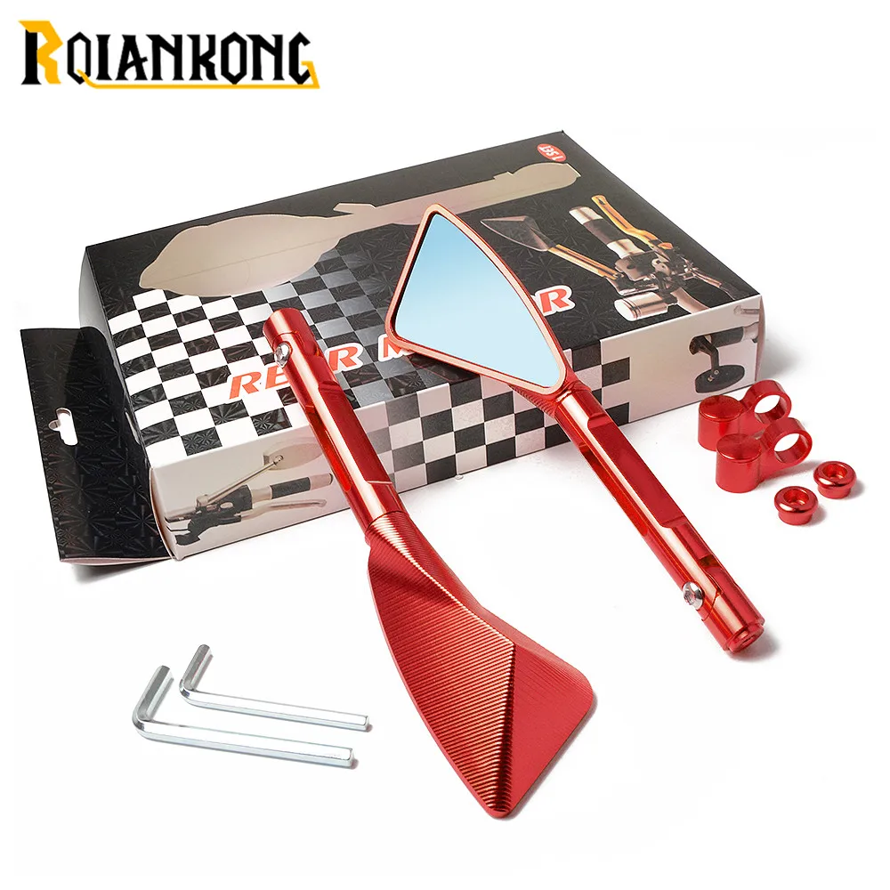 Для Honda CBR F4 F4i/RC51/RVT1000 DD250E/300/350 HYOSUNGUniversal 1 пара мотоциклетные зеркальные боковые