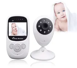 Детский беспроводной видеодисплей с ночным видением характеристики 2-way Dialog lcd контроль температуры детская камера