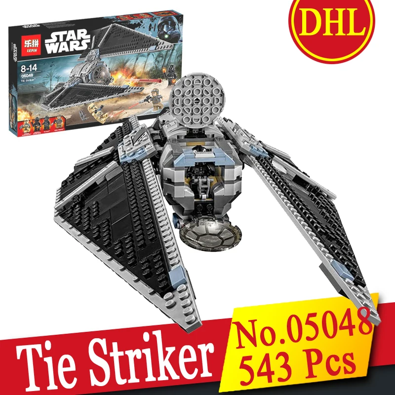 

Lepin 05048 Compatible 548pcs Star Wars Figures The TIE Striker 75154 Building Blocks Model Toys For Kid Children