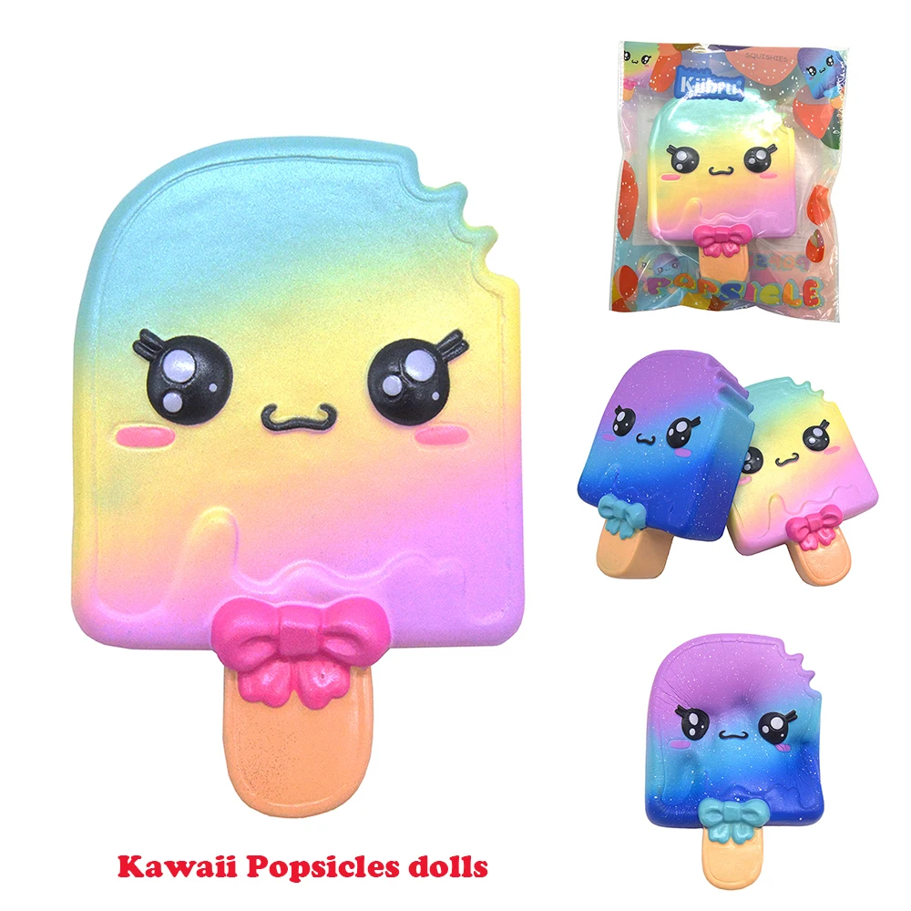 Beautiful Cute Galaxy Kiibru Popsicles Rare Squishy Jumbo Slow Rising Super Original Package Kids Toy Gift
