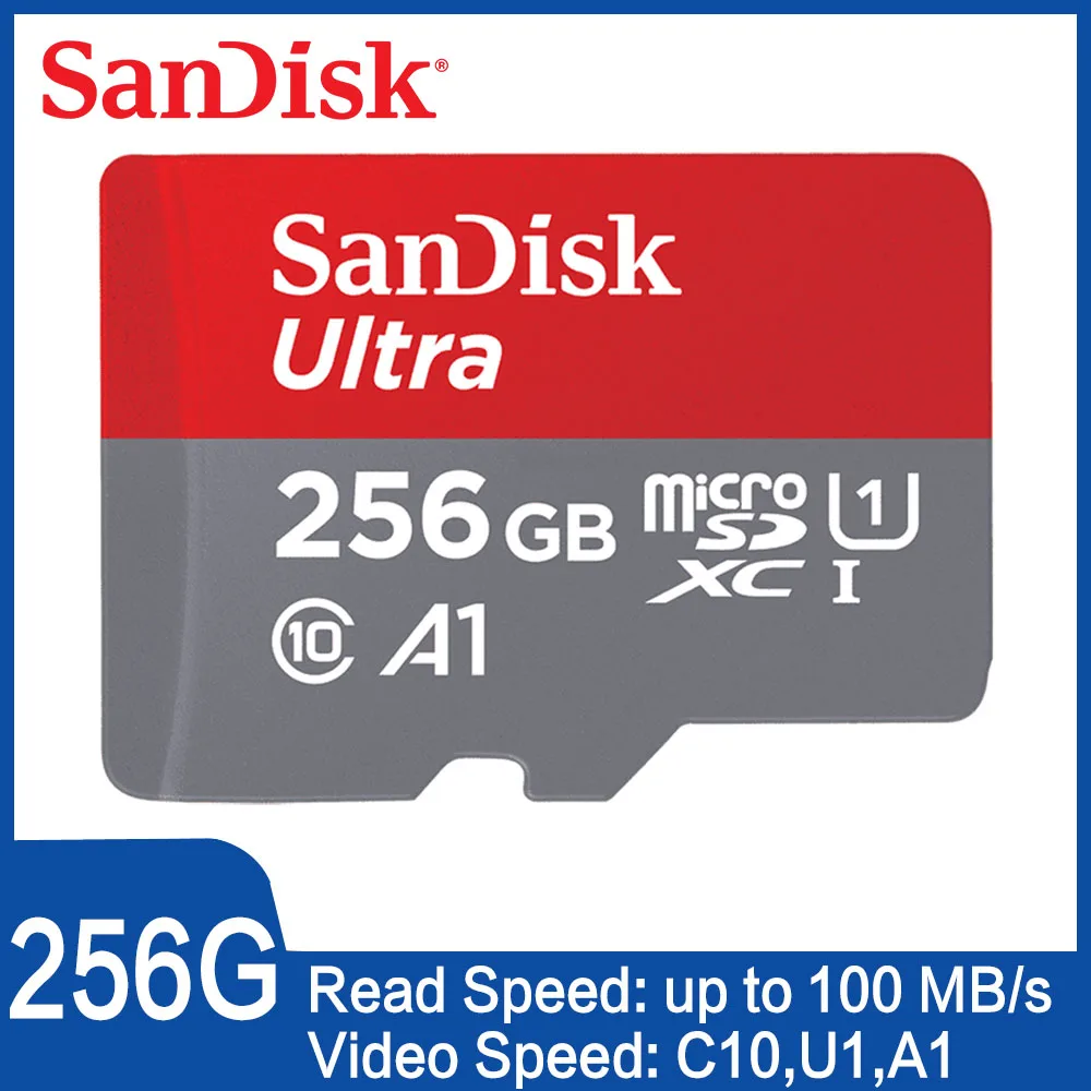 Карта micro sd sandisk 16 ГБ 32 64 Гб 200 256 400 карта памяти 128 класс 10 до 90 МБ/с./с | Компьютеры и