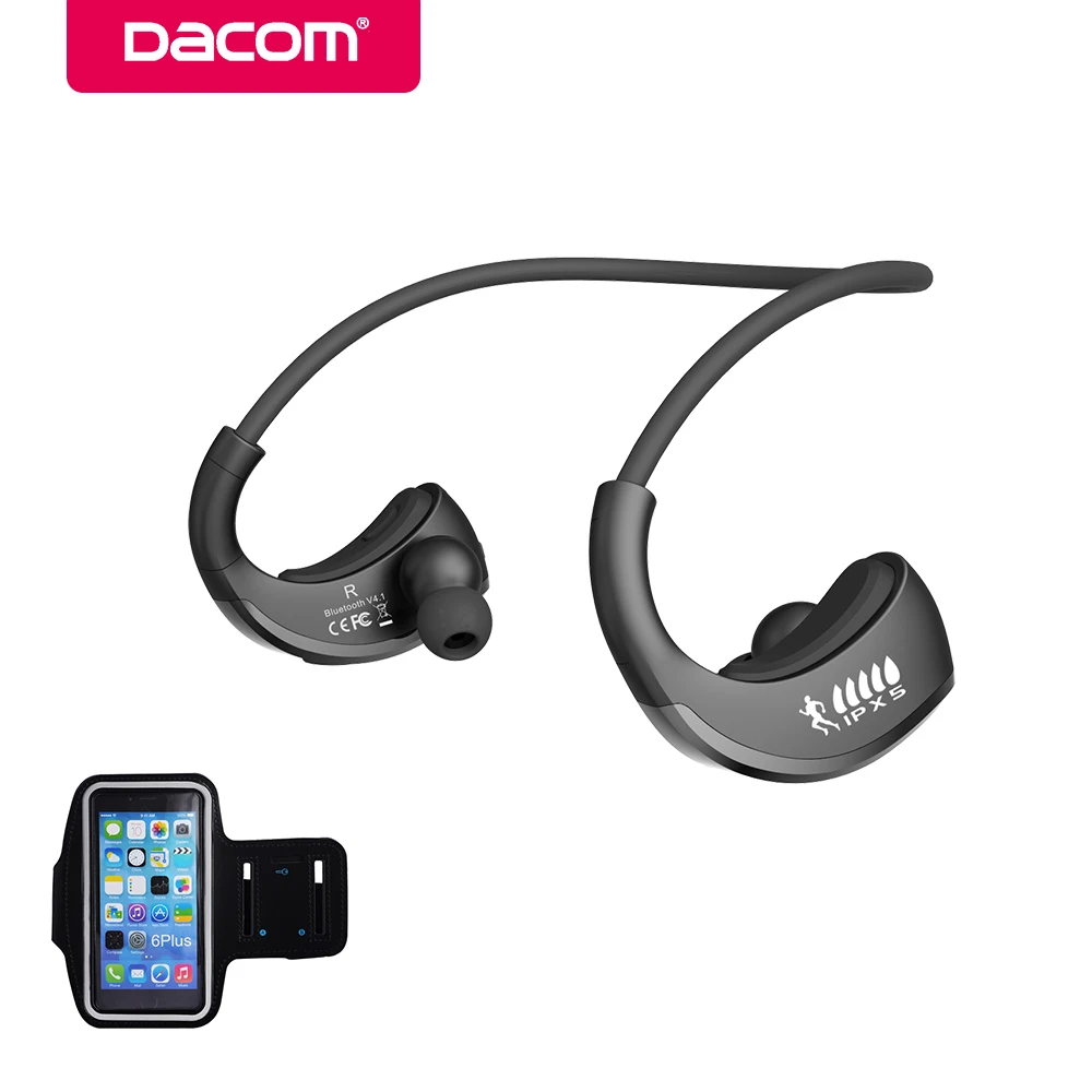 Dacom ARMOR IPX5 Waterproof Sport Wireless Bluetooth Earphone Headphone Stereo Headset Neckband Handsfree for phone electronics bluetooth-earphones