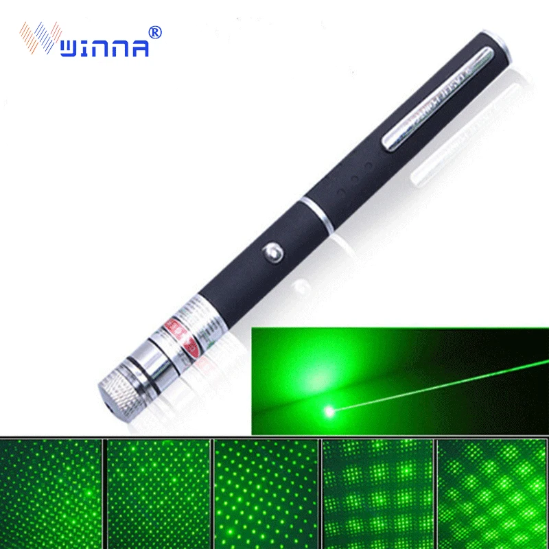 

Powerful SD Green Laser Pointer Pen Adjustable Focus 532nm Projector Professional Presenter Lazer pointer Visible Beam Light