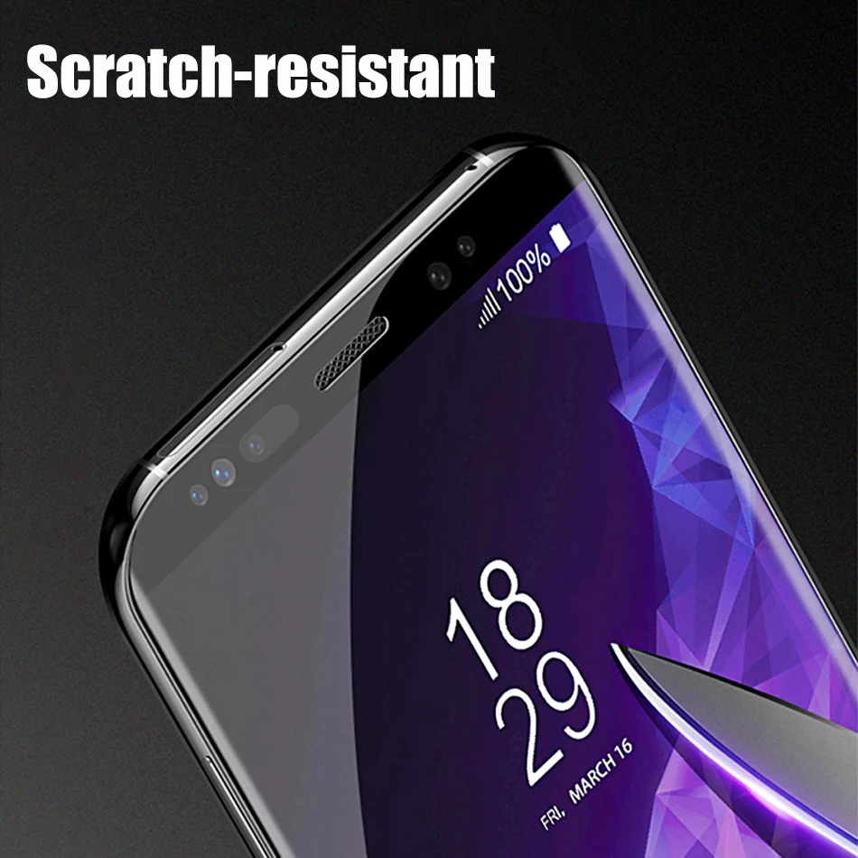 5D Tempered Glass for Samsung Galaxy A8 Full Cover Screen Protector for Samsung Galaxy A9 Star Lite A6 Plus A5 A7 A3 Glass Film  (4)
