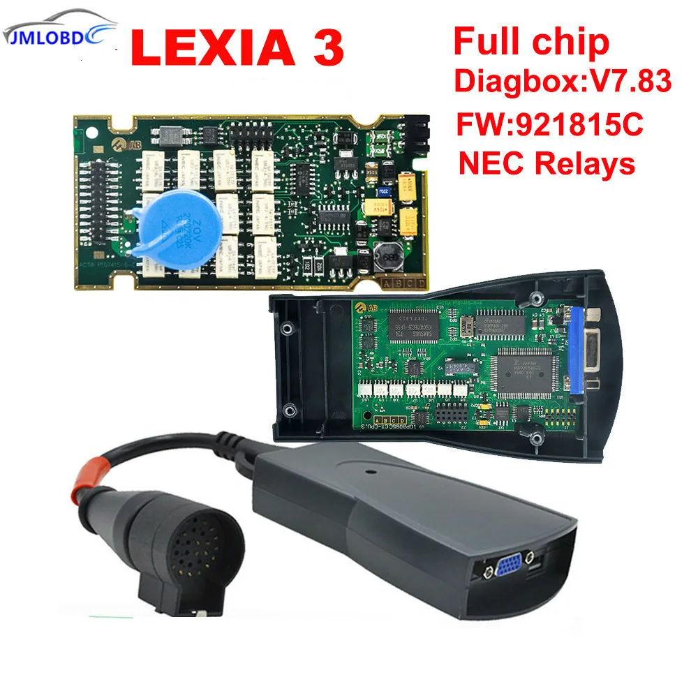 

Lexia 3 Full Chip Diagbox V7.83 Lexia3 V48 PP2000 V25 Lexia Firmware 921815C For Citroen for Peugeot OBDII scan diagnostic-tool