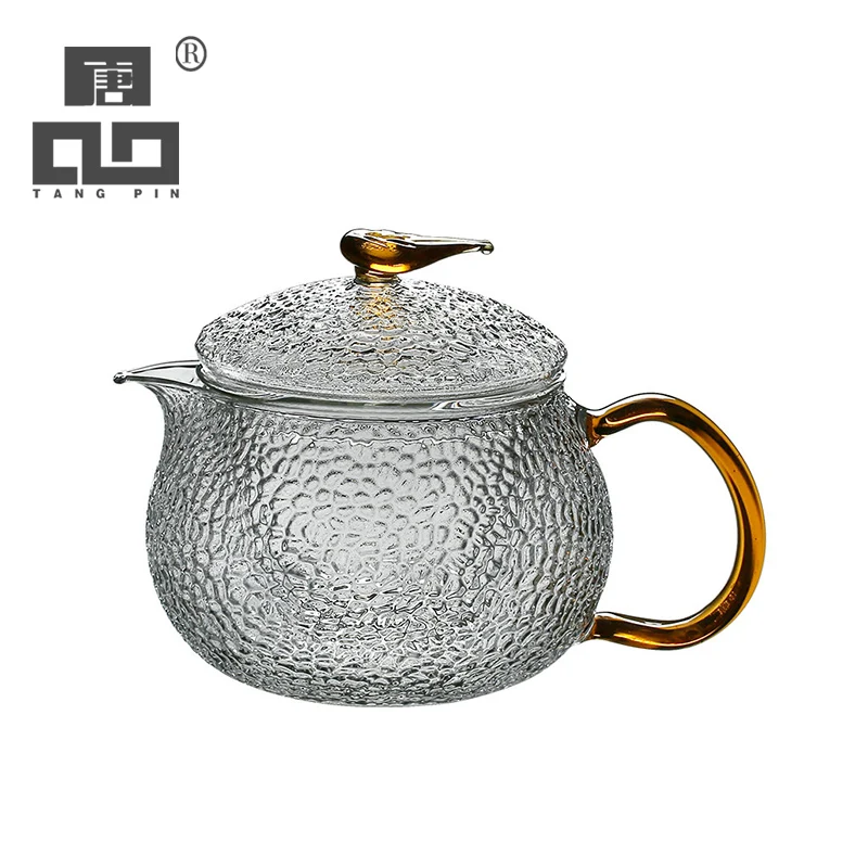TANGPIN термостойкий стеклянный чайник, чайник для кипячения, цветочный чайник, стеклянный чайный набор, посуда для напитков 550 мл