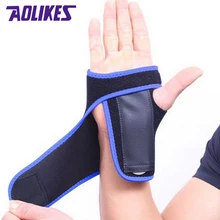 AOLIKES 1 шт. спортивный браслет для спортзала, ремешок для поддержки запястья, обертывание запястья, тоннель, наручный браслет, фиксатор для запястья, шина для мужчин и женщин