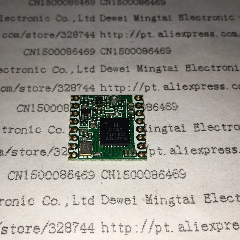 

2PCS/LOT RFM98 RFM98-433MHZ LongRange The wireless transceiver module 433MHZ
