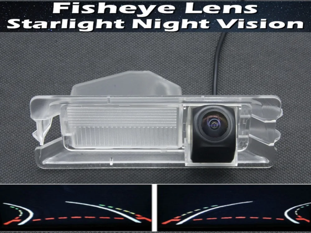 

1080P Fisheye LensTrajectory Tracks Rear view Camera BackUp Reverse Camera for Nissan March Renault Logan Renault Sandero W