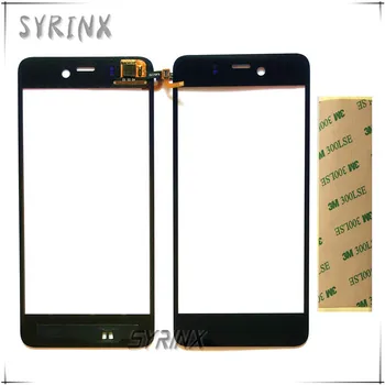 

Syrinx With 3m tape Mobile phone touch screen digitizer For Highscreen Alpha Ice front glass lens sensor touchscreen panel