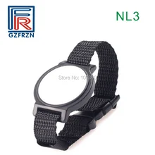 1 шт. LF rfid нейлоновый тканый браслет 125 кГц TK4100(EM4100) браслет для контроля доступа