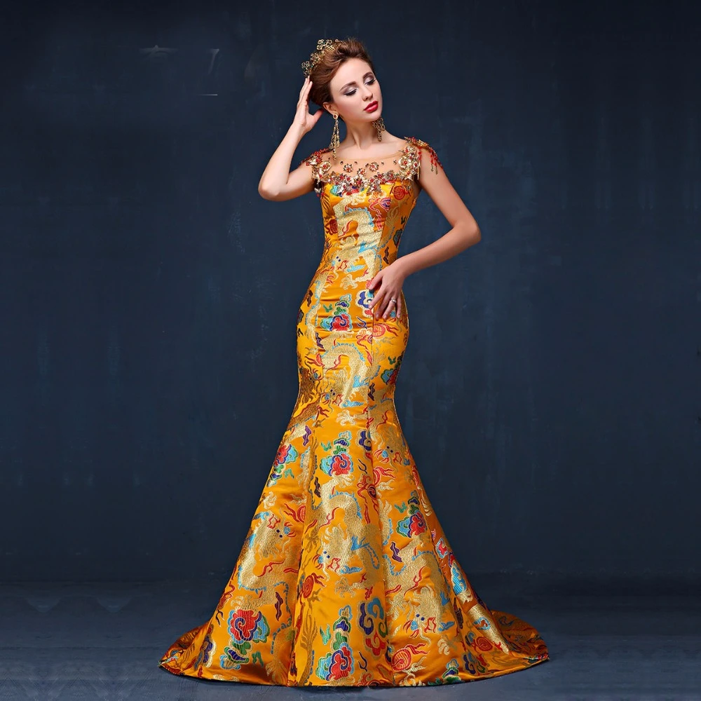 long traditional gowns