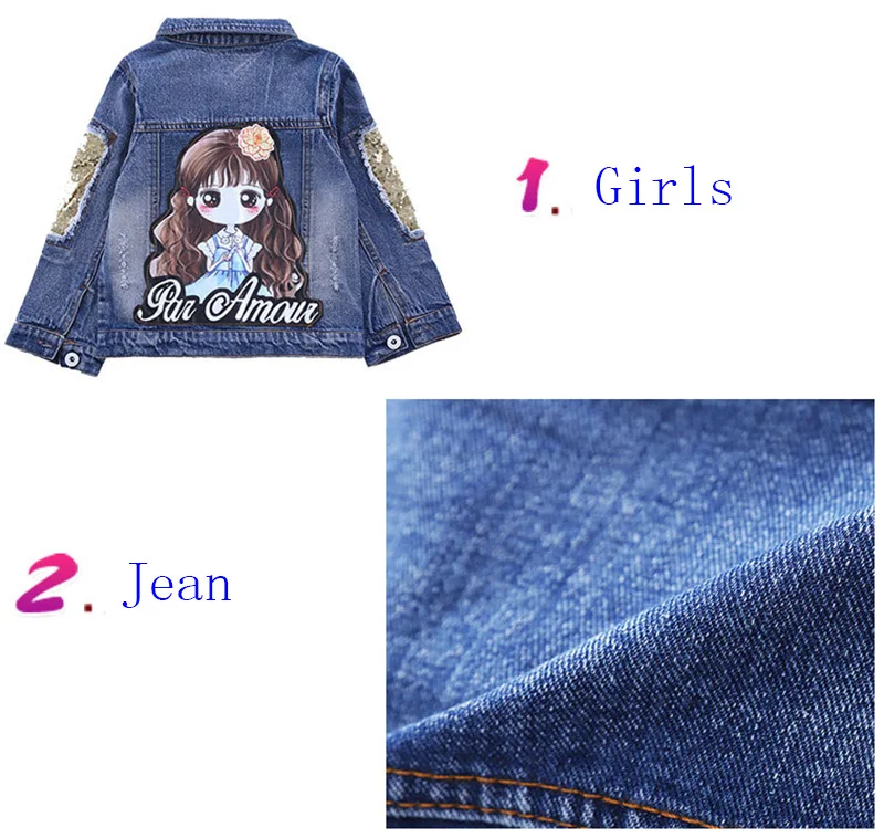 teenage girls denim butterfly jackets for kids outwear children coat girls sweaters children clothes (4)