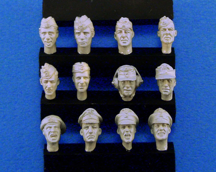 

pre order-Resin toys L0113 German Heads set #3 (WWII) Free shipping