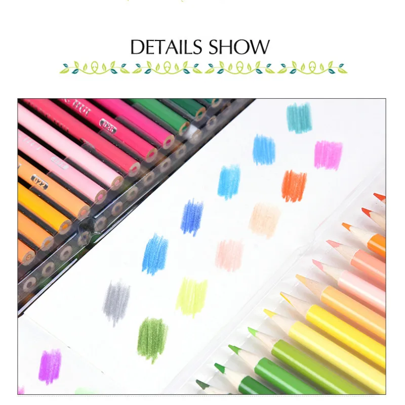 Художник фломастеры для рисования 48-72-120-Цвет масляный цветной карандаш для рисования, цветные маркеры скетч-Бук канцелярские CQ001F