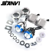 2017 Free ship SANVI Bi-LED Projector Len 35W 6000K Hi Lo Beam Auto lighting Car-styling LED Headlight Retrofit Kit Car Autopart 2017 Free ship SANVI Bi-LED Projector Len 35W 6000K Hi Lo Beam Auto lighting Car-styling LED Headlight Retrofit Kit Car Autopart