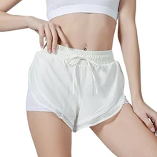 Женские шорты для йоги, лето, быстросохнущие спортивные шорты для занятий спортом, женская одежда для пробежек и упражнений, шорты для спортзала, обтягивающие короткие леггинсы