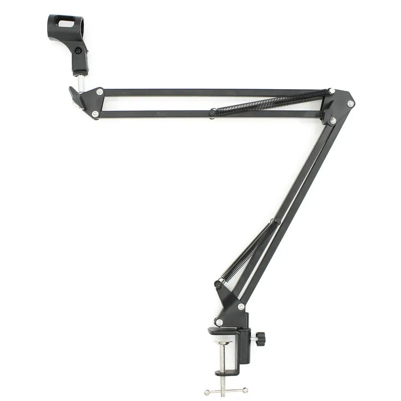 

NB-35 Desktop Table Tripod Microphone MIC Stand Holder with Clip Microphone Stand Holder for Mounting on PC Laptop Notebook
