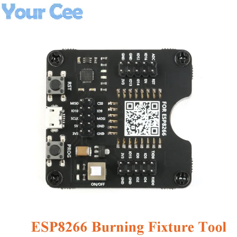 ESP8266 ESP-WROOM-32 ESP32-WROVER макетная плата Тесты сжигание приспособление инструмент загрузчик для ESP-12F ESP-07S ESP-12S - Цвет: ESP8266