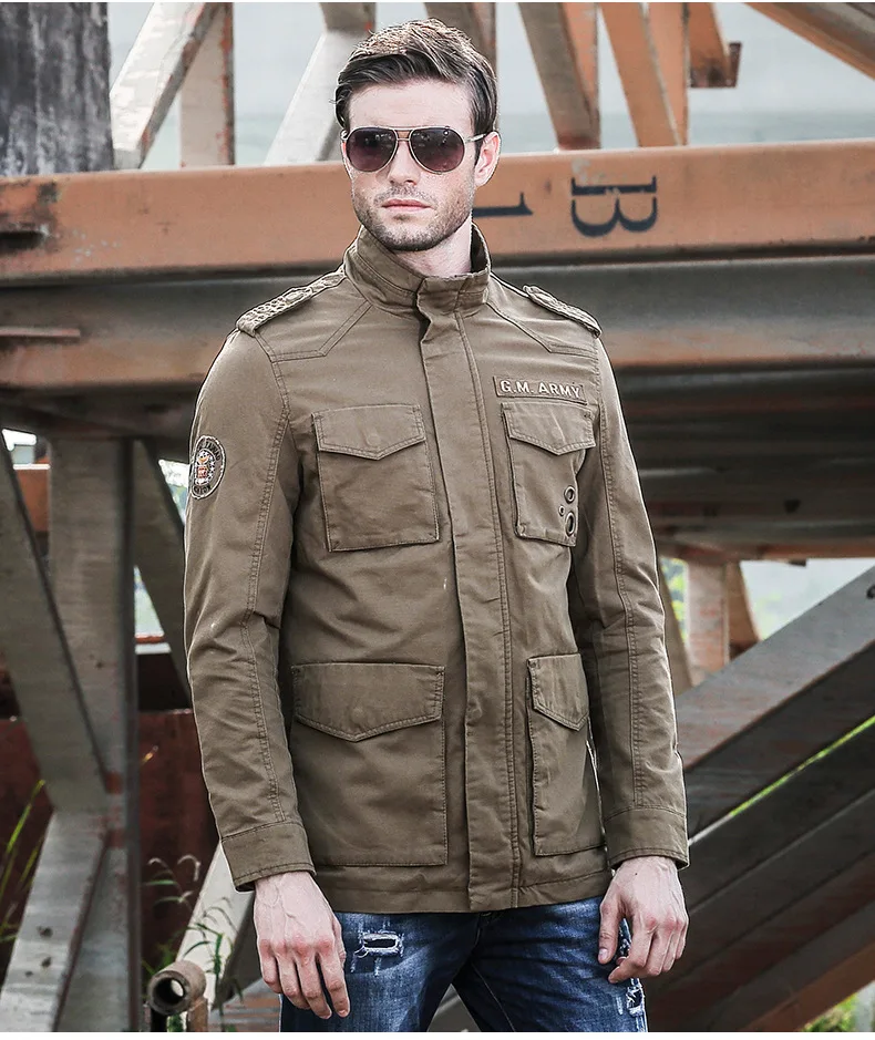 men jacket spring jacket men Spring new men's jacket tough military