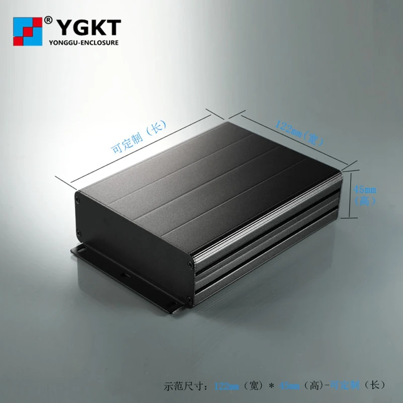 Фонарь 122*45*160/4.8 ''x 1 77'' x 6 29 ''(wxhxl) мм алюминиевый проектный бокс чехол