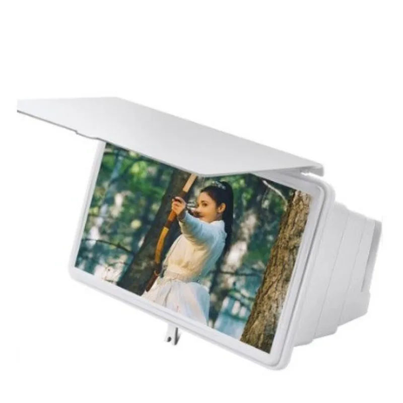 

3D Mobile Phone Screen Magnifying Glass 12 Inch Eye Protection Radiation Cell Phone Amplifier Can Adjust Mobile Phone Bracket