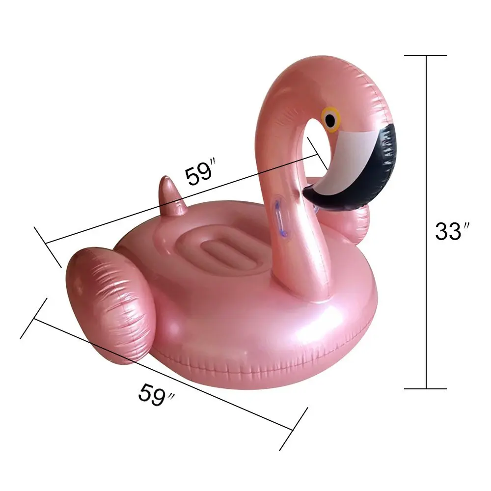 150CM-60-Inch-Giant-Rose-Gold-Pool-Float-Swim-Ring-Flamingo-Raft-For-Adult-Giant-Pool (2)