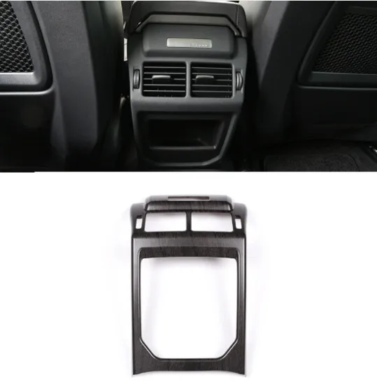 

Newest Oak Wood Style Car Rear Air Outlet Vent Panel Frame Trim For Land Rover Range Rover Evoque 2014-2017 Car Styling