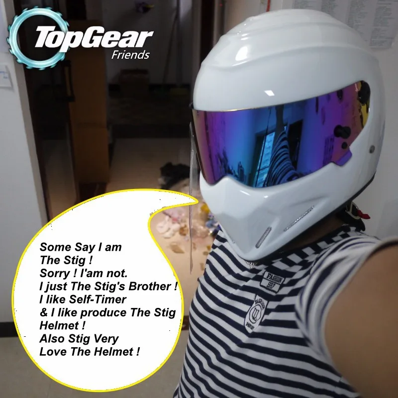 Topgear The STIG Helmet TG Fans's Collectable CRG as SIMPSON Pig Helmet