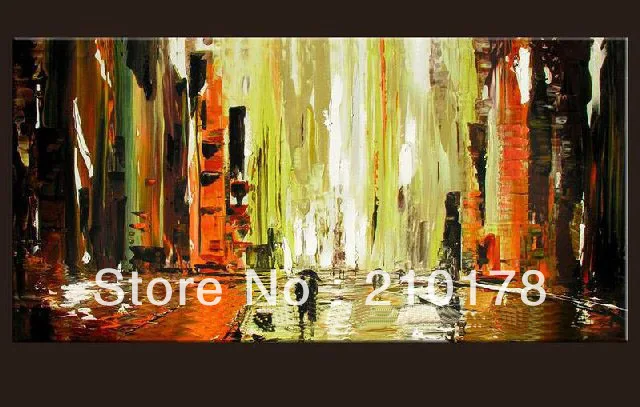 

handmade oil painting on canvas modern 100% Best Art Landscape oil painting original directly from artis LA1-004