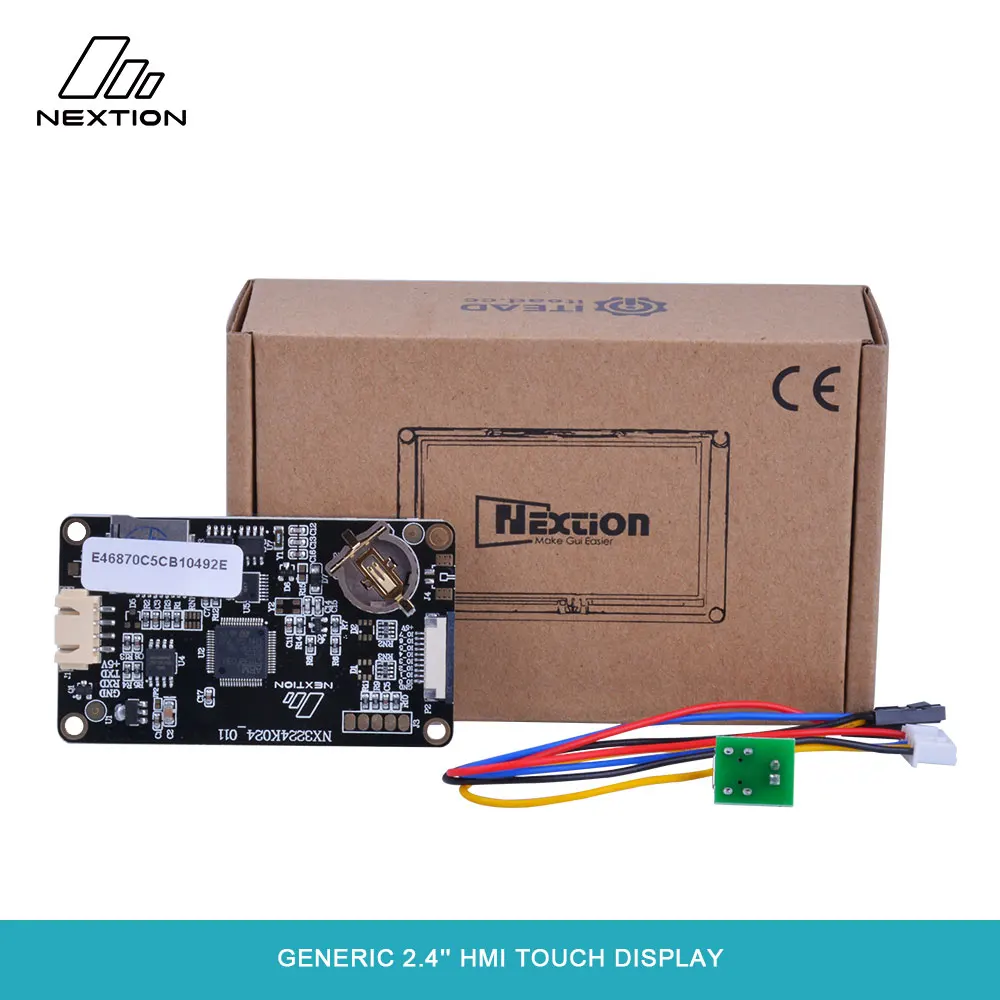 Nextion Enhanced NX3224K024-Generic 2,4 ''HMI с 16 Мб флэш-памяти/1024 байт EEPROM/большой ram сенсорный дисплей