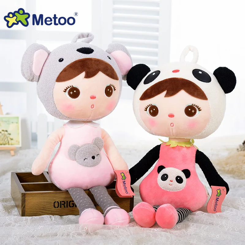 Metoo мини детские плюшевые куклы мальчики девочки мультфильм коала панда игрушки кулон Младенцы мягкие милые спящие куклы Подарки для новорожденных