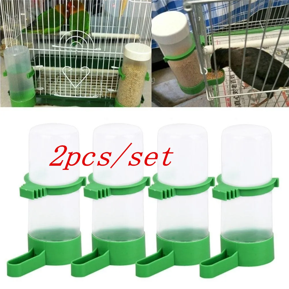 

2PCS Bird Feeder Waterer Drinker Pet Clip for Bird Feeder Agricultural Equipment