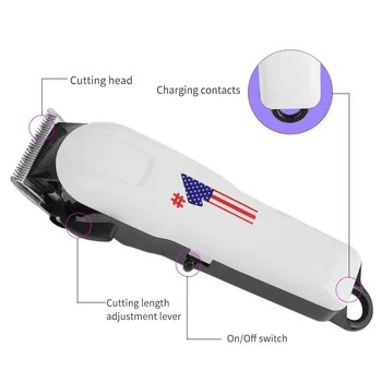 

Professional Professional Hair Clipper Rechargeable electric Hair Trimmer men cutting machine haircut barber Tondeuse cheveux