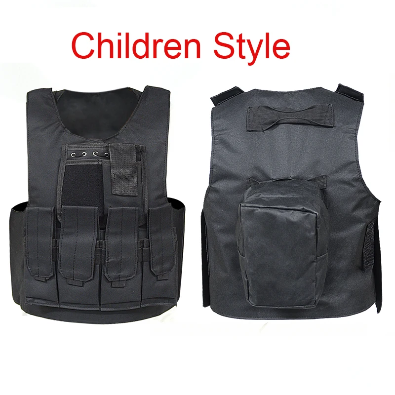 Children outdoor multi-function Tactical vest Men military combat vest Camouflage vest