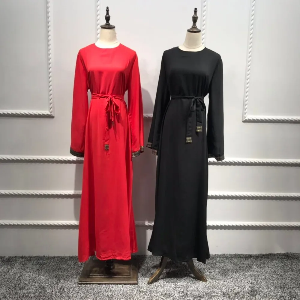 Элегантные длинные халаты Vestidos Ближний Восток Рамадан турецкий исламский мусульманский abaya с расклешенными рукавами длинные платья