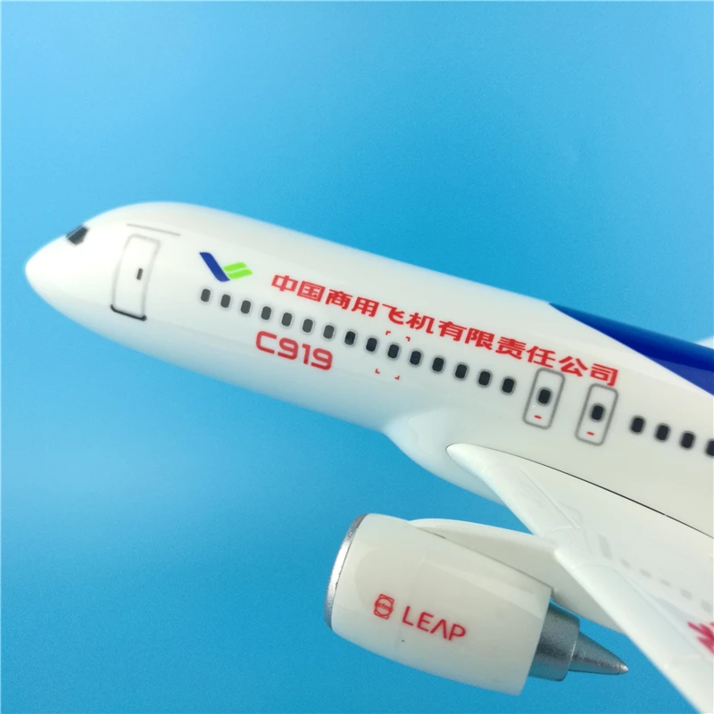 32 см Смола C919 Китай коммерческий летающий самолет модель Китай коммерческий Летающий airbus Модель креативное Подарочное изделие ручной работы игрушки