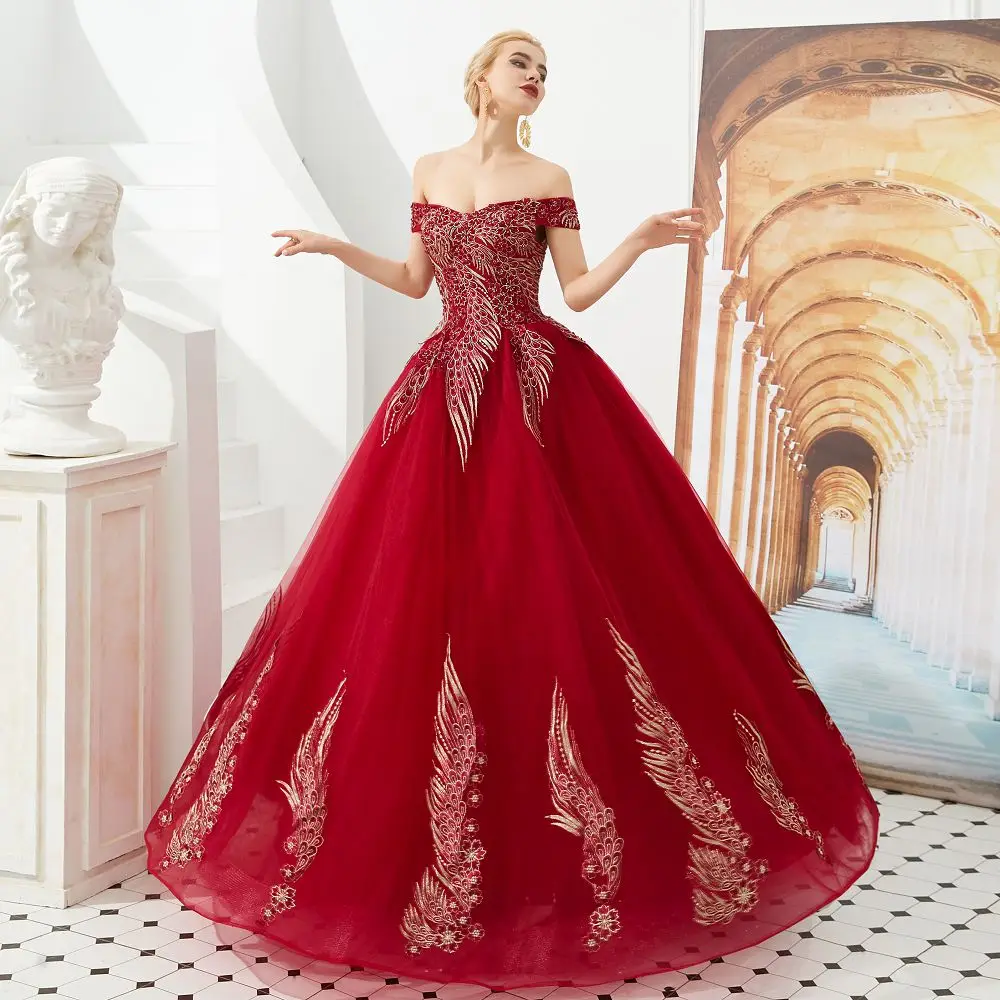 Beauty Emily Burgundy Beads Elegant Evening Dress Long 2019 Boat Neck Floor-Length Evening Party Prom Dress Formal Gowns Beauty Emily Burgundy Beads Elegant Evening Dress Long 2019 Boat Neck Floor-Length Evening Party Prom Dress Formal Gowns