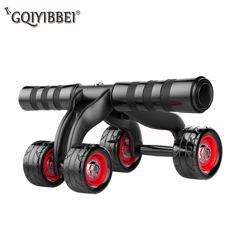 

Steady Four-Wheels Abdominal Muscle Trainer Wheel Ab Rollers For Home Gym Exercise Equipment Waist Workout Fitness Roller